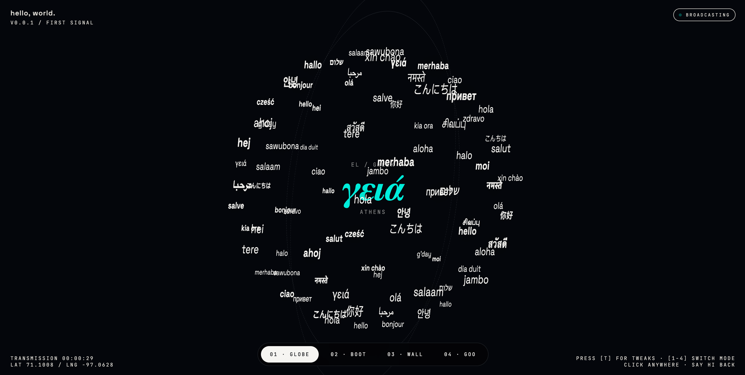 Hello World design